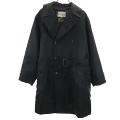 LES MUES ELEGANCE ライナー付き トレンチコート M ブラック メンズ 古着