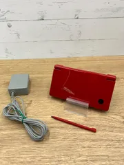 【動作OK・安心補償】ニンテンドー DSi 本体 レッド TWL-001 純正アダプター付属 1210-217
