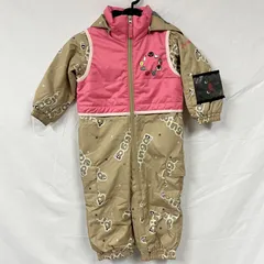 フェニックス　75～95cm　90サイズ　ジュニア スキーウェア ピングー ロゴ キッズ 子ども　スノーウェア　スノボウェア　つなぎタイプ　ピンク　34