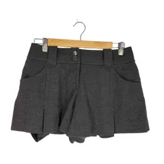 バーバリーブルーレーベル BURBERRY BLUE LABEL 裾プリーツ ウールショートパンツ レディース EUR：38 