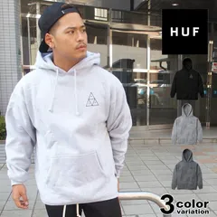 HUF ハフ スウェット パーカー プルオーバー パーカー 定番 人気 ロゴ トライアングル TRIPLE TRIANGLE PO FLEECE [FLBSC0020]
