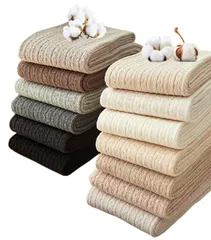 [Laisve] 着圧タイツ コットン レディース 綿 200g裏起毛/160g裏起毛なし ラッセル編み パンスト 0～20℃適用 パンティストッキング ニット 美脚 ハイウエスト 秋防寒保温 毛玉防止加工