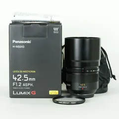 【美品★箱付属品あり】nocticron42.5mmF1.2 LEICA DG Lens [新品]Panasonic パナソニック NOCTICRON 42.5mm / F1.2