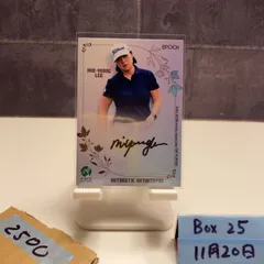 2025 EPOCH イミニョン Lee Min-Young 36/40 直筆サインカード JLPGA Top Players 女子プロゴルフ カード