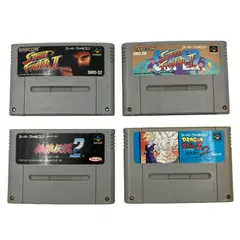 IV1 Nintendo スーパーファミコン 格闘ゲーム系 ソフト カートリッジ 4個セット①