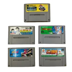 IV1 Nintendo スーパーファミコン スポーツ・レース系 ソフト カートリッジ 5個セット②
