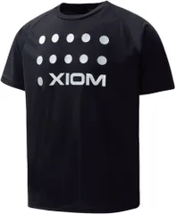 エクシオン XIOM 卓球 ELP T-シャツ ブラック Lサイズ 半袖 トップス 吸汗速乾 イレブンポイント 練習 プラクティス 部活 体育 合宿 スポーツ メンズ レディース  80707 ブラック