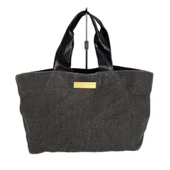 ANTEPRIMA MISTO(アンテプリマミスト) トートバッグ - ダークグレー×黒×ゴールド ラメ