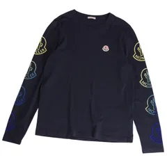 〔美品〕MONCLER ネイビー ロンT 長袖カットソー　5S6 楽天市場】モンクレール ロンtの通販