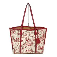 TORY BURCH(トリーバーチ) トートバッグ美品  - アイボリー×レッド レザー