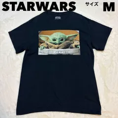 スターウォーズ　STARWARS ベビーヨーダ　マンダロリアン Tシャツ　M