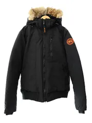 カナダグース CANADA GOOSE ×BEAMS ビームス Borden Bomber Jacket ボーデン ボンバー ダウン ジャケット 7968MJB L 黒ブラック ブランド古着ベクトル 中古☆AA★●■250930のサムネイル