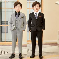 3点セット子供服 フォーマル スーツ おしゃれ 入学式 卒業式 男の子 タキシード キッズ 結婚式 発表会 卒園式 七五三 誕生日 子ども ジュニア2255881