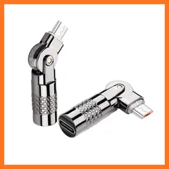 【新品】 SinLoon 2個 USB-C-Micro USBアダプター Type-Cメス-Micro 5ピンオス 180度回転変換コネクター スマホ充電・データ転送対応 0