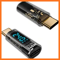 【新品】 MUXER USB Type C 変換アダプタ、出力スクリーン表示、PD 240W急速充電、USB4 40Gbps高速転送、8K 60Hz HD映像信号伝送、USB C オス メス 変換、USB-C 変換コネクタ、PC/MacBook/Andro 0