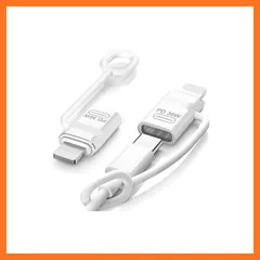 【新品】 MoKo Type Cからライトニング変換用アダプタ 2枚セット 紛失防止シリコンストラップ付き Type C to ライトニング変換アダプター 480Mbpsデータ転送/36W PDチャージ対応 軽量小型 iOS TypeC変換アダプター iP 0