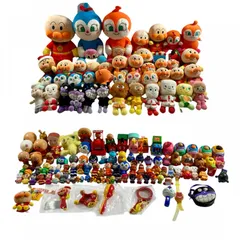 ★  アンパンマン あんぱんまん ぬいぐるみ まとめ 小物 ばいきんまん こきんちゃん ドキンちゃん バイキンマン 等 おもちゃ 現状品 6.6kg