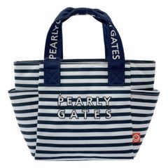 PEARLY GATES カートバッグ ボーダー柄 - メルカリ