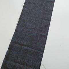 ≪WB≫150cm 絹 衽サイズ 大島紬 古布 着物はぎれ