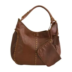 リネアペレ Linea Pelle ワンショルダーバッグ こげ茶 レディース F-B6882