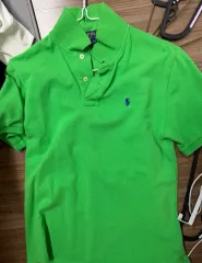 ポロ ラルフローレン グリーン カラーTシャツ 正規品 ヴィンテージ 服