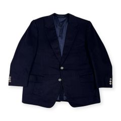 ヴィンテージ ダブル スエードジャケット 黒紺ブラックネイビー 金 