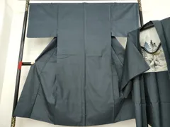 平和屋着物●男性　本場大島紬　アンサンブル　100亀甲　総詰め　正絹　逸品　AABE3411ck