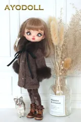 【AYODOLL公式】ピリカちゃん【プレミアムⅦ】エヨサイズ（1/6サイズ）美白透明肌 フルセット