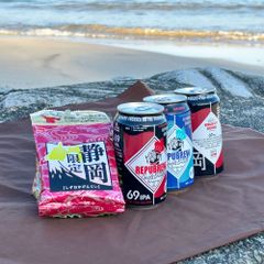 ビール セット 3本 リパブリュー REPUBREW 静岡県産 350ml 定番 おつまみ ベビースター ラーメン 桜えび 塩味 静岡限定  駿河湾産 ギフトセット