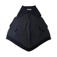 ポルトガル製　デザインニット　ポンチョ　セーター　coat people