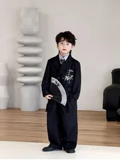 5点セット子供服  おしゃれ 入学式 卒業式 男の子 タキシード キッズ 結婚式 発表会 卒園式 七五三 誕生日 子ども ジュニア02255882