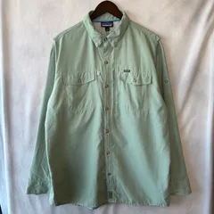 A8367b 00's Patagonia パタゴニア ポリエステルシャツ ミントグリーン L