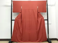 平和屋着物▼中国三大刺繍　スワトウ刺繍　総刺繍　色留訪問着　雪輪花文　紅海老茶色　正絹　逸品　CABA6719th