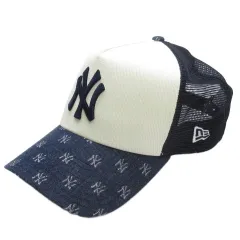 ニューエラ NEW ERA 9FORTY A-Frame ヤンキース デニム ロゴ キャップ 帽子 インディゴ