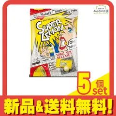 ノーベル製菓 スーパーレモンキャンデー 80g 5個セット まとめ売り
