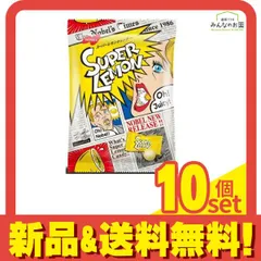 ノーベル製菓 スーパーレモンキャンデー 80g 10個セット まとめ売り