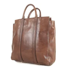 aniary アニアリ バッグ | レザー トートバッグ | MADE IN JAPAN | ブラウン | ブランド カバン ファッション アイテム【メンズ】【中古】