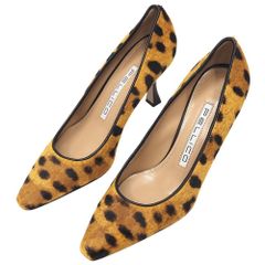 PELLICO レオパード柄 スリングバックパンプス 37.5 - メルカリ