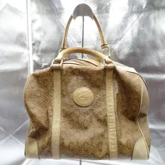 CELINE セリーヌ ボストンバッグ ミニボストン C馬車 ベージュ ヴィンテージ オールドセリーヌ OLDCELINE
