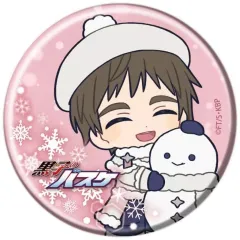【中古】バッジ・ビンズ 木吉鉄平 「黒子のバスケ 缶バッジ 27.ホワイトウィンターver.(ミニキャライラスト)」