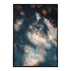 【B1サイズ（約73x103cm）】【lh-poster-9964】【フレーム付き】ヤシの木 パームツリー ココナッツ 緑 植物 サーフ シンプル ミニマリスト ポスター 縦 インテリア