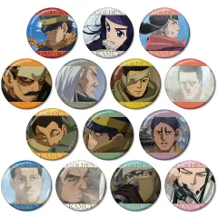 【中古】バッジ・ピンズ 全14種セット 「ゴールデンカムイ トレーディング場面写ホログラム缶バッジ」