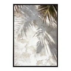 【B4サイズ（約25x36cm）】【lh-poster-9984】【フレーム付き】ヤシの木 パームツリー ココナッツ 緑 植物 サーフ シンプル ミニマリスト ポスター 縦 インテリア