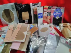 レディース ストッキング色々いっぱい パンティーストッキング、ヒザ下ストッキング、編タイツ他 未使用品 Q063