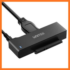 [Brand New] Unitek SATA to USB3.0 (USB-A + USB-C) Conversion Cable, Compatible with 2.5 and 3.5-inch HDDs/SSDs and other hard drives, and SATA optical drives, with SATA I/II/III power adapter (12V/2A power supply) UAS 1