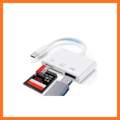 【新品】 SDカードリーダー 【業界新版 iPhone16に対応】 Type-C メモリカードリーダー 3in1 USB/SD/TF変換アダプタ 0TG機能 設定不要 写真/ビデオ 高速伝送 双方向転送 カメラリーダー iPhone15/タイプC スマホ/ 0