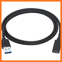 【新品】 CERRXIAN USB 3.0Type-Aオス-USB 3.0タイプCメスコネクタ変換アダプタ(黒）1M 1