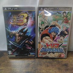캡콤, 반다이 PSP 소프트 [몬스터 헌터 휴대용 3rd, 트리코 미식가 생존, 2개 세트] P991