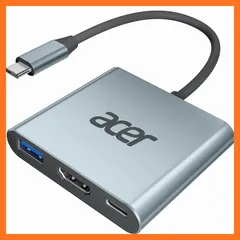 【新品】 Acer USB Type C HDMI アダプタ 3-in-1 USB C ハブ 4K HDMI、 USB 3.0、100W パススルー充電 PD対応 タイプc Hdmi 変換adapter テレビ/モニター、MacBook Pro/Air、i 1