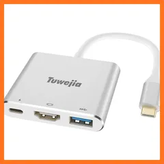 【新品】 2025高機能版 USB Type c HDMI アダプタタイプc Hdmi 変換 Tuwejia４K 解像度 hdmiポートUSB 3.0高速ポートタイプ100W PD急速充電ポート変換 アダプタ UHD タイプシー hdmi MacBook, 1